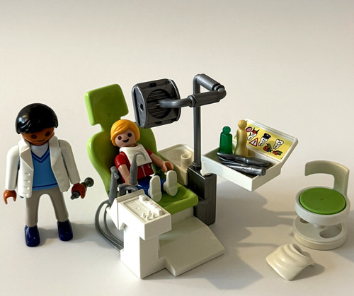 Playmobil zahnarzt figur mit - zahnarzt,
